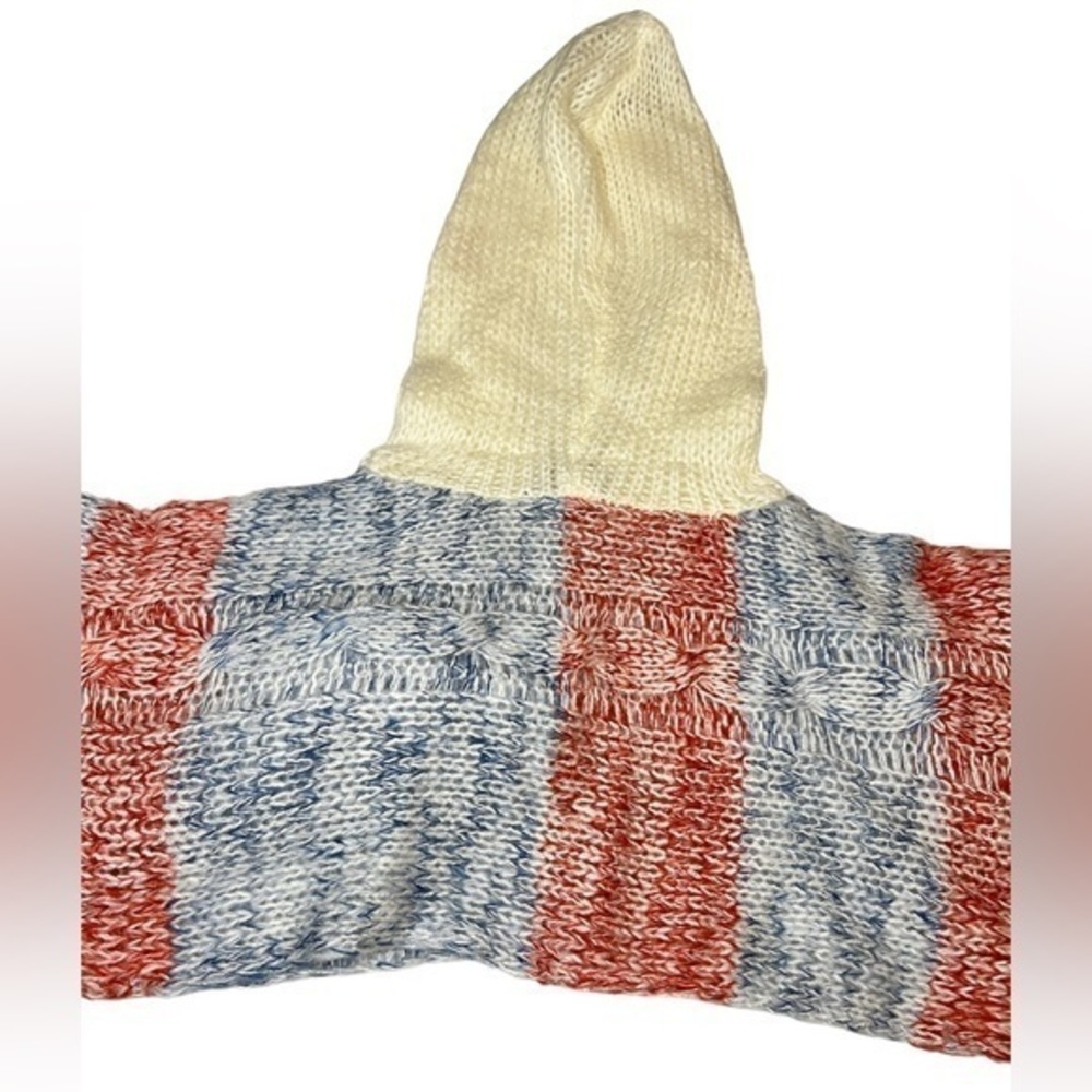 NWT Beuhla Style Lounge Around Cropped Sweater - Blue/combo Multi One size - Picture 7 of 9